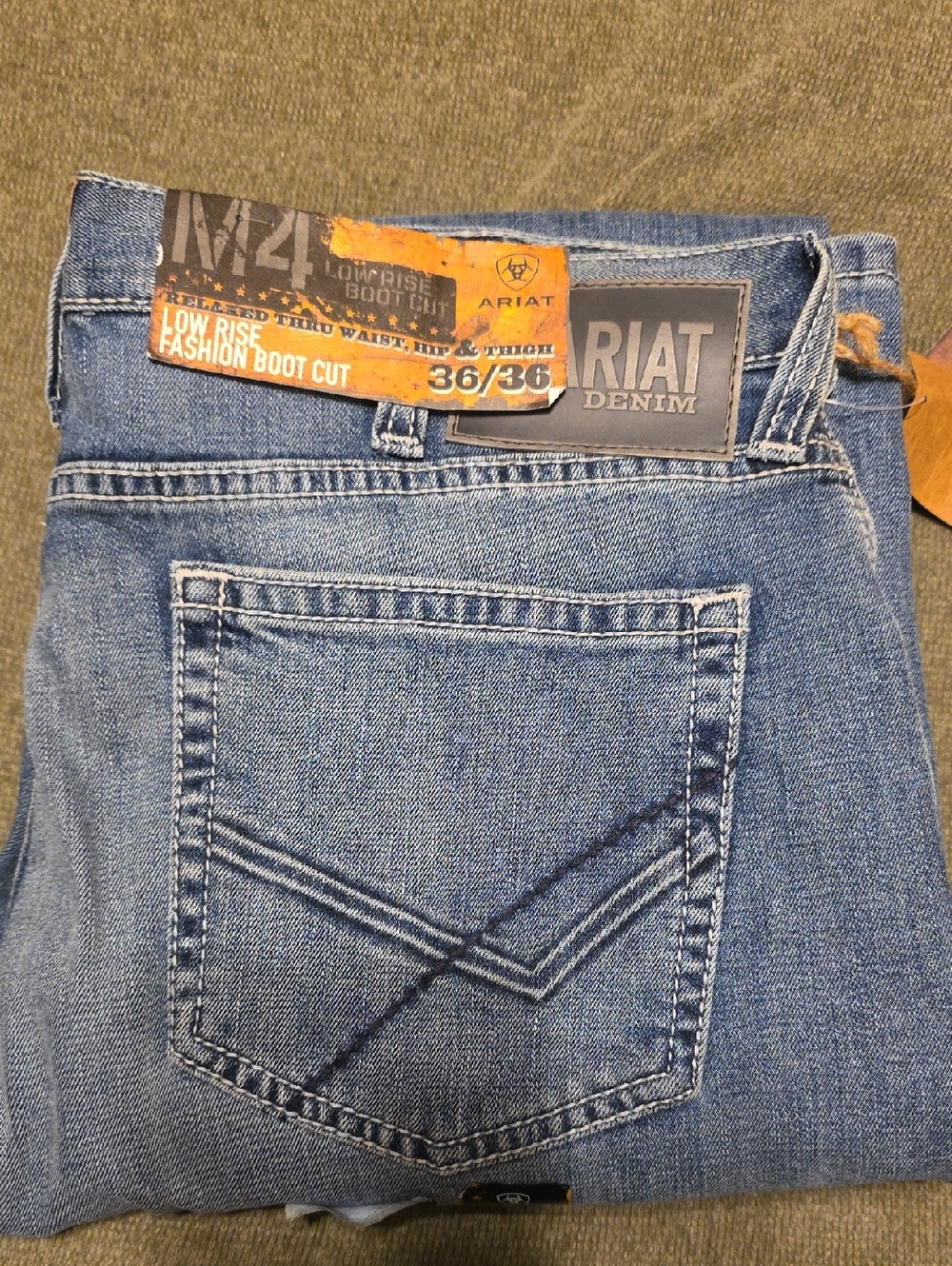 Ariat Men's Bootcut Jeans - Medium Blue